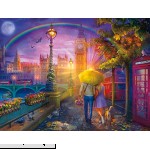 Buffalo Games Cities in Color London Rain 750 Piece Jigsaw Puzzle  B07G8RSPDW